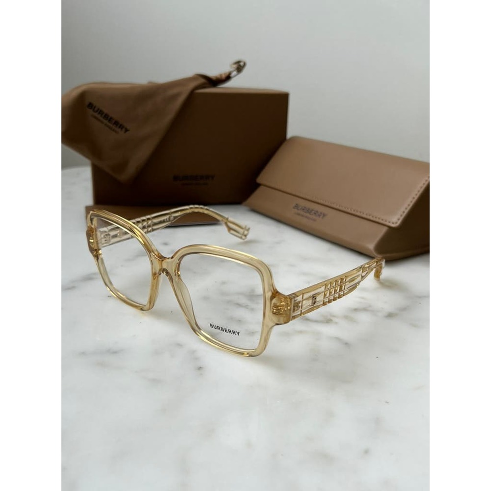 NEW Burberry BE2374 Clear Oversized Frames Eyeglasses - Picture 5 of 6